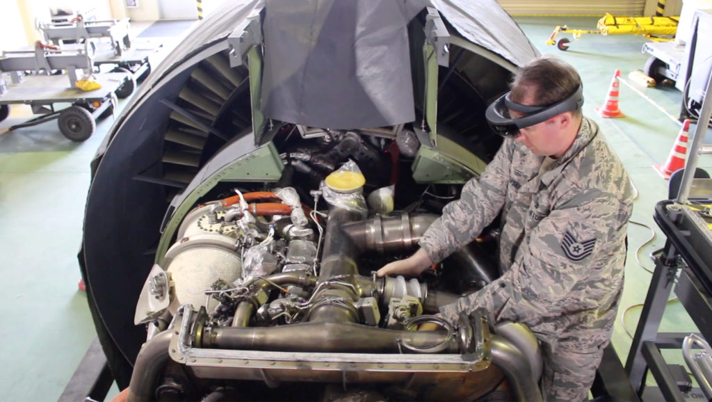 US Airfoce increased performance and reduced errors with augmented reality-based job instructions for aircraft maintenance
