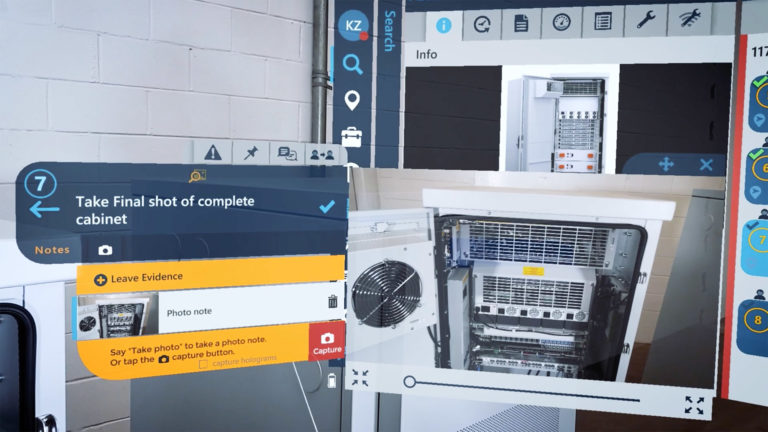 Field service work instruction software with augmented reality. Taqtile Manifest AR Platform.