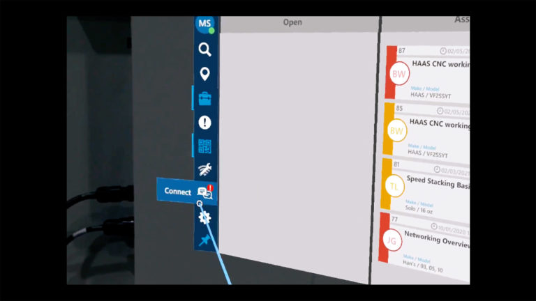 screen shot of manifest connect