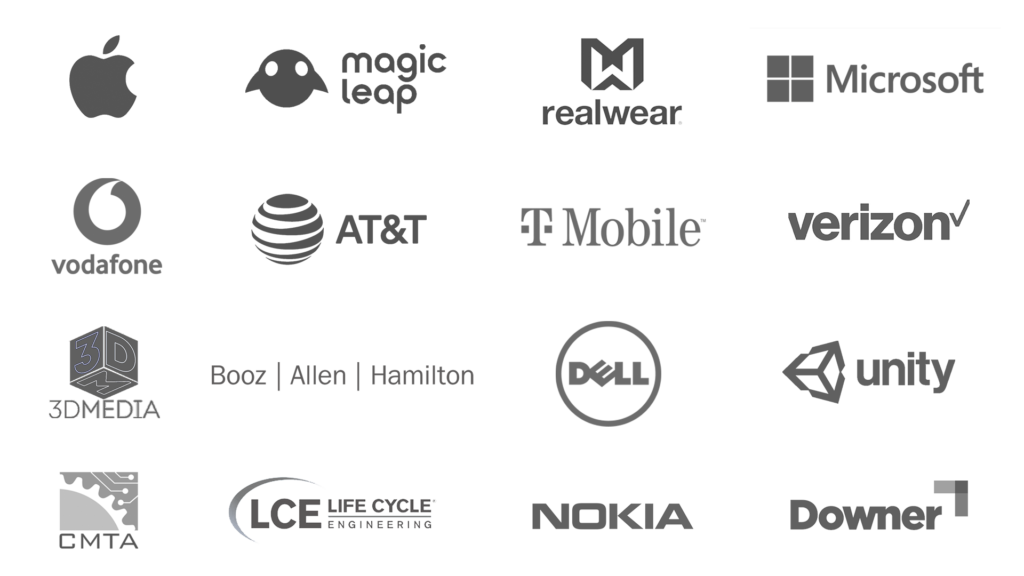 Taqtile's 2021 partners logos for desktop