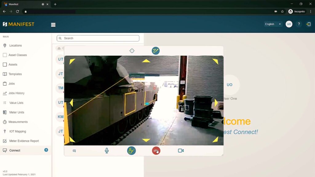Augmented reality remote support us army Taqtile Manifest software