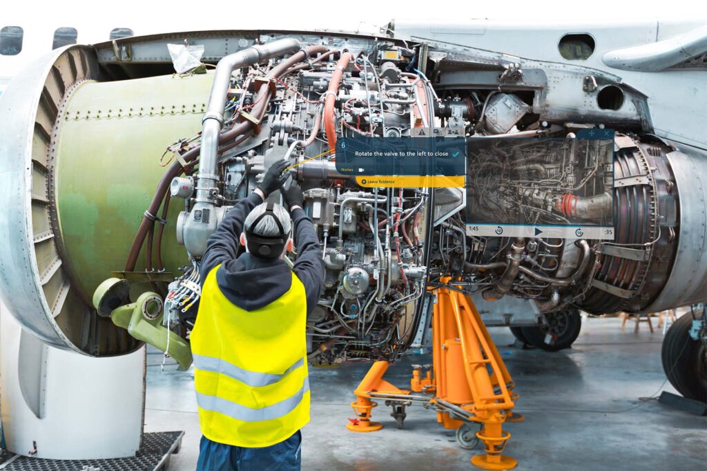 airplane maintenance aircraft MRO digital work instructions